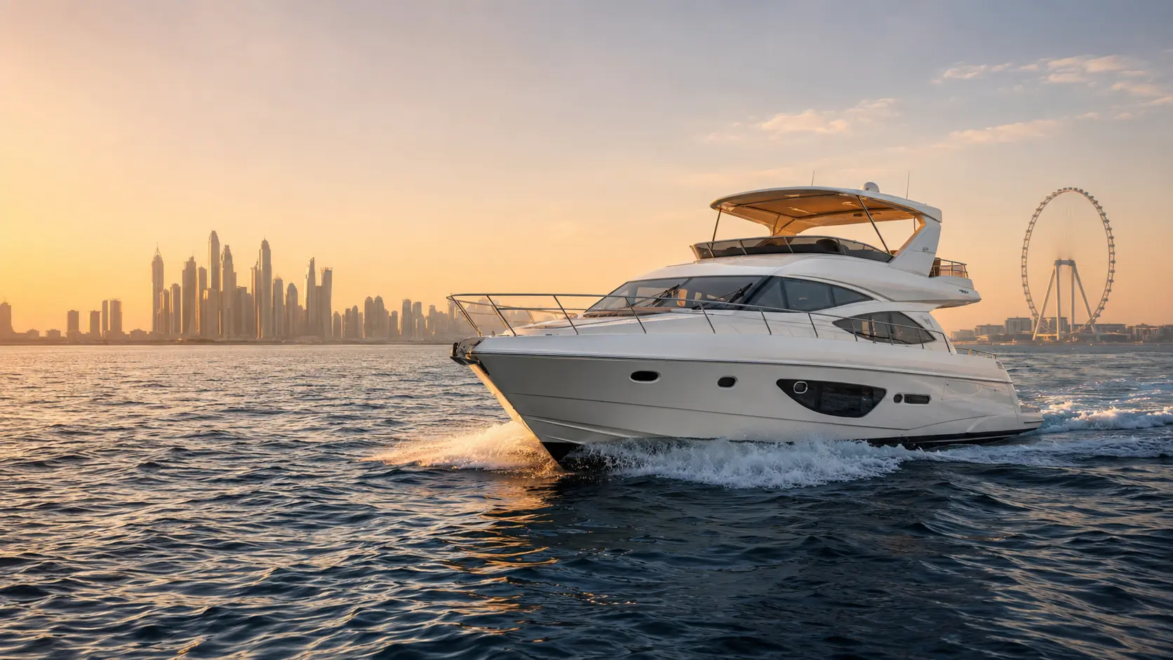 Sea Dreams yacht cruising in Dubai